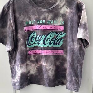 Coca-Cola Tie-Dye Graphic T-Shirt XL Retro Style Cotton